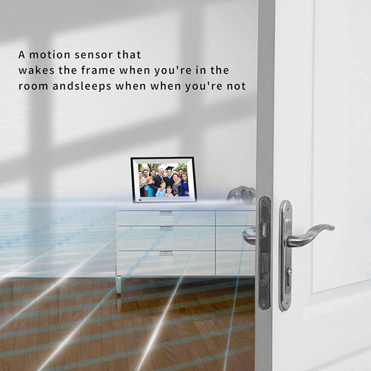 JREN 8" Digital Photo Frame with HD Touch Screen product image