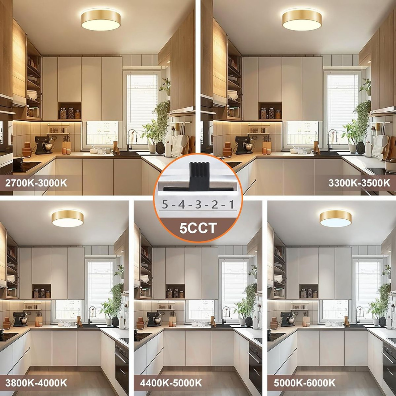 Dimmable LED Flush Mount Ceiling Lights product image