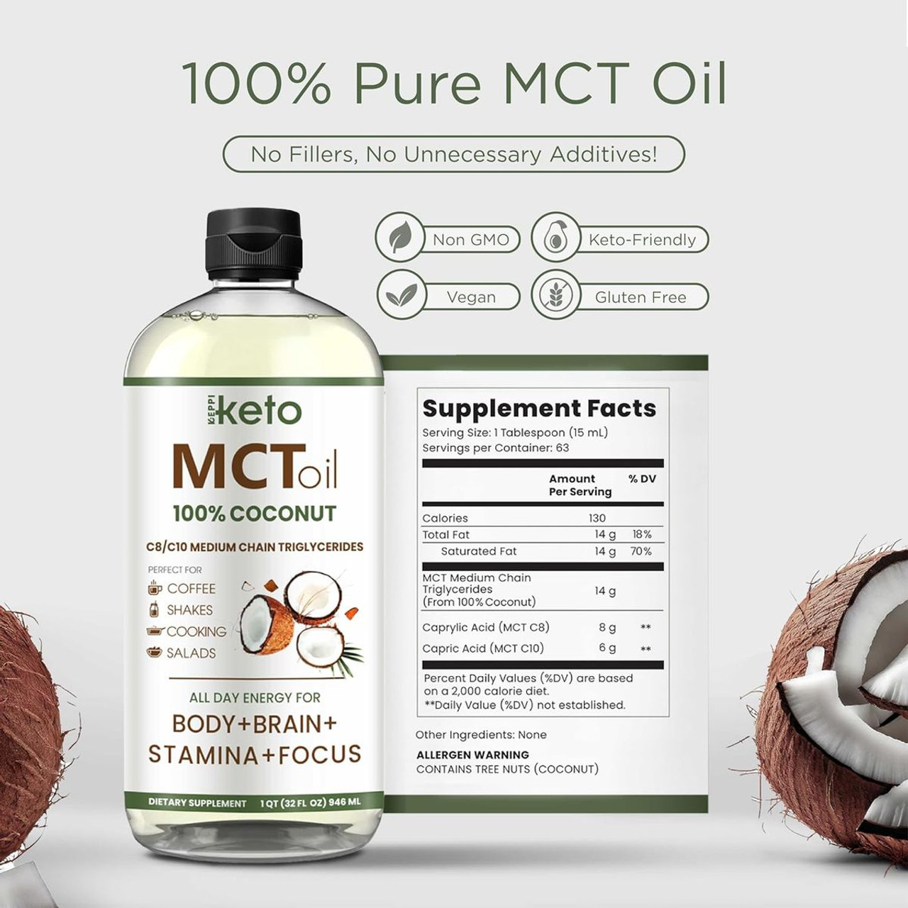 MCT Oil (From 100% Coconuts) product image