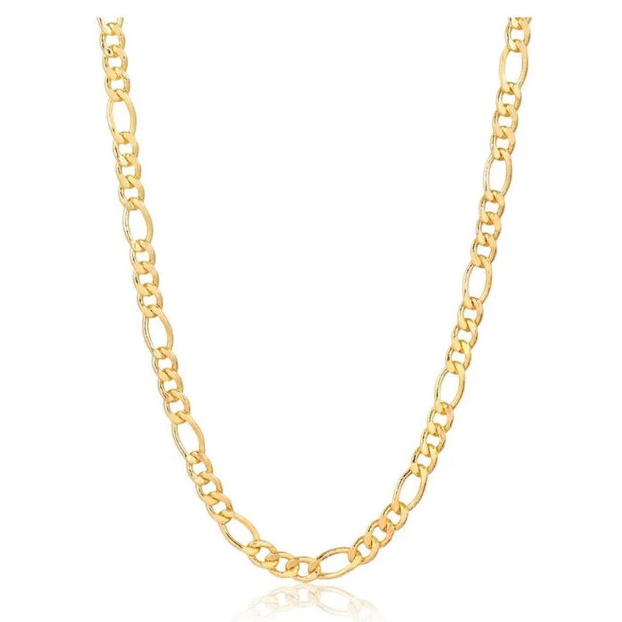 24-inch 18K Gold Plated Figaro Chain product image