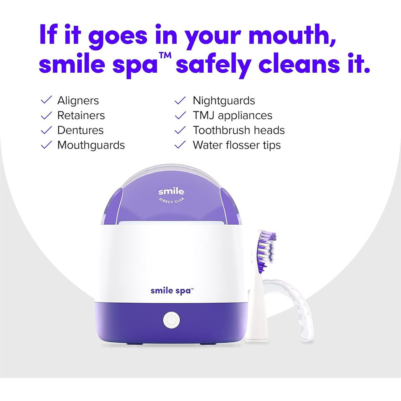 Smile Direct Club Smile Spa Ultrasonic and UV Cleaning Machine product image