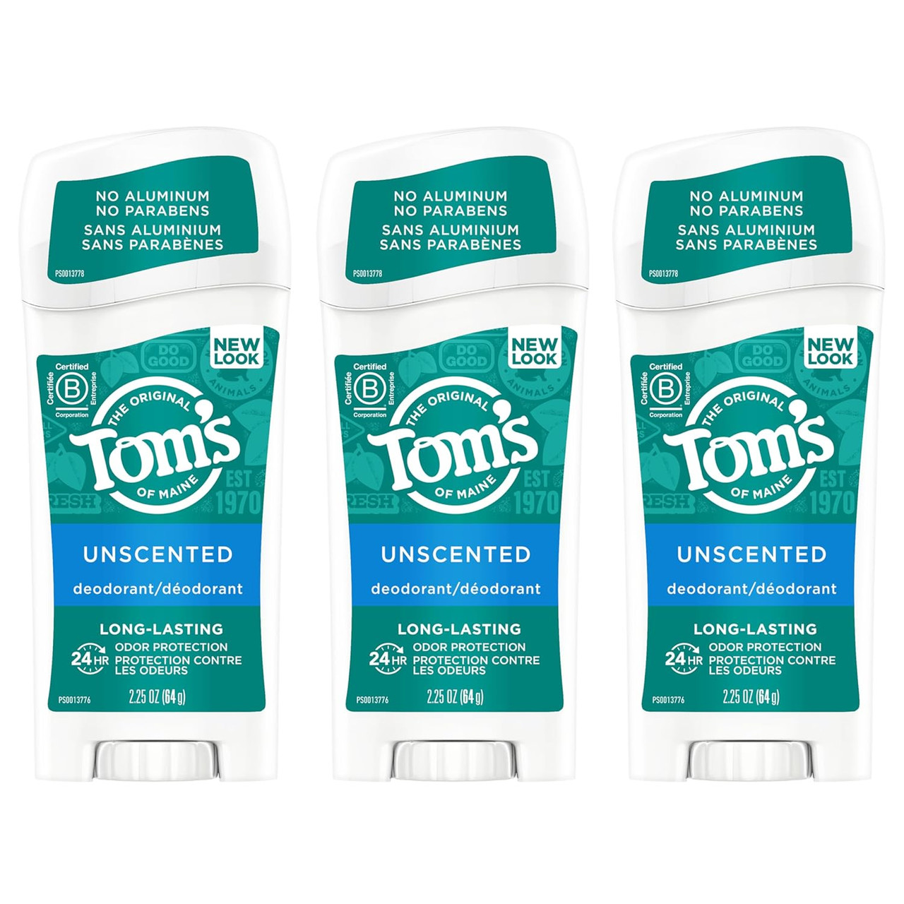 Tom's of Maine Long-Lasting Aluminum-Free Natural Deodorant (3-Pack) product image