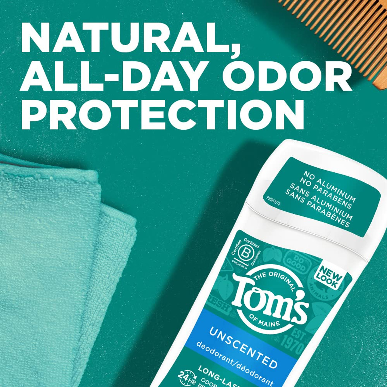 Tom's of Maine Long-Lasting Aluminum-Free Natural Deodorant (3-Pack) product image