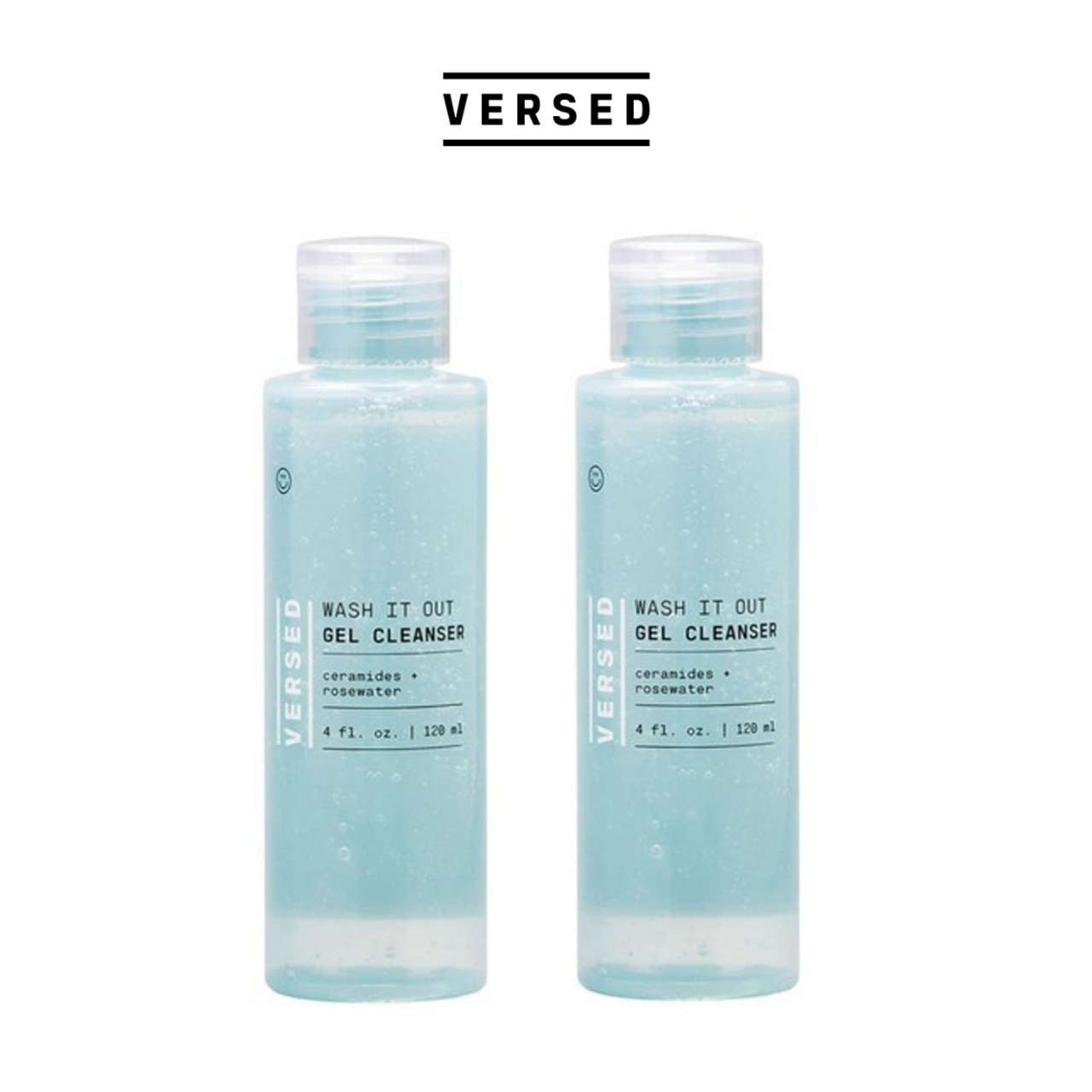 Versed Wash It Out Gel Face Cleanser, 4 oz (2-Pack) product image