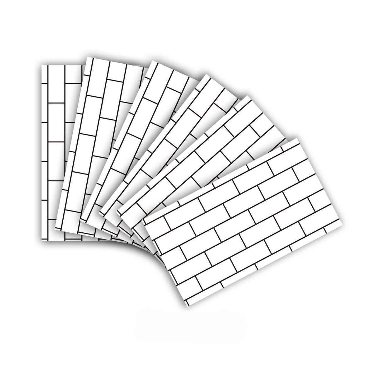 Peel & Stick Backsplash Waterproof Wall Panels (6-Piece Set) product image