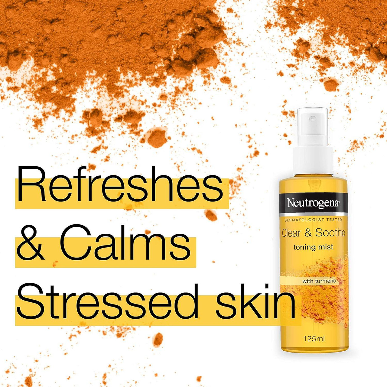 Neutrogena Soothing Clear Turmeric Mist Spray, 4.2 fl oz (2-Pack)   product image