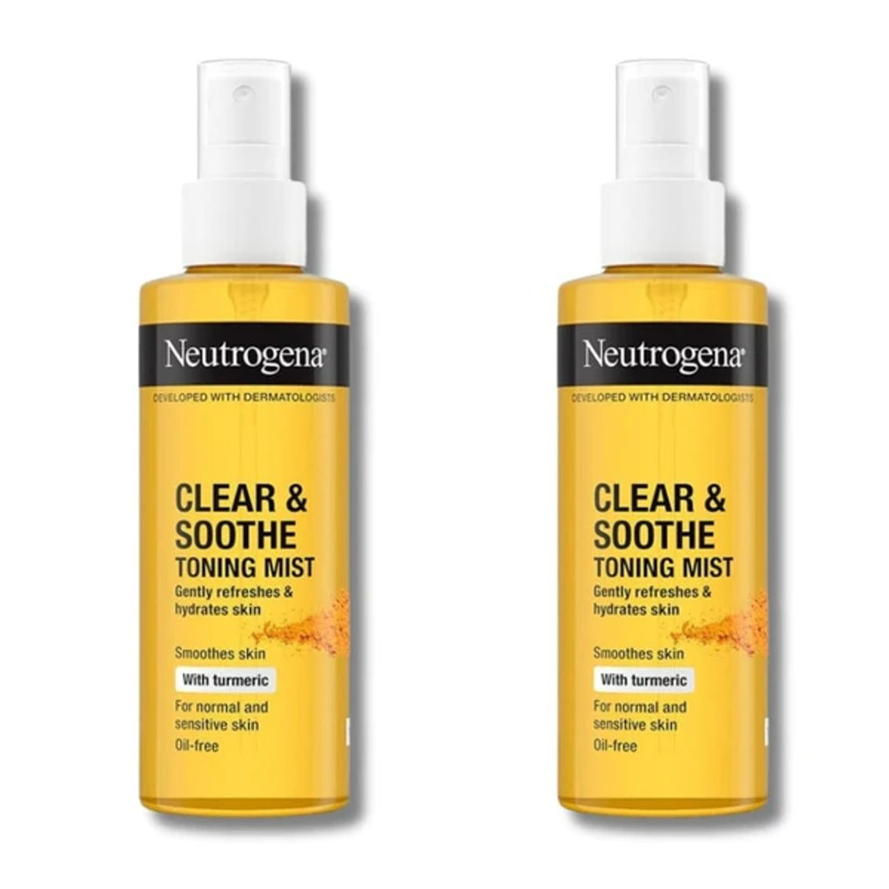 Neutrogena Soothing Clear Turmeric Mist Spray, 4.2 fl oz (2-Pack)   product image
