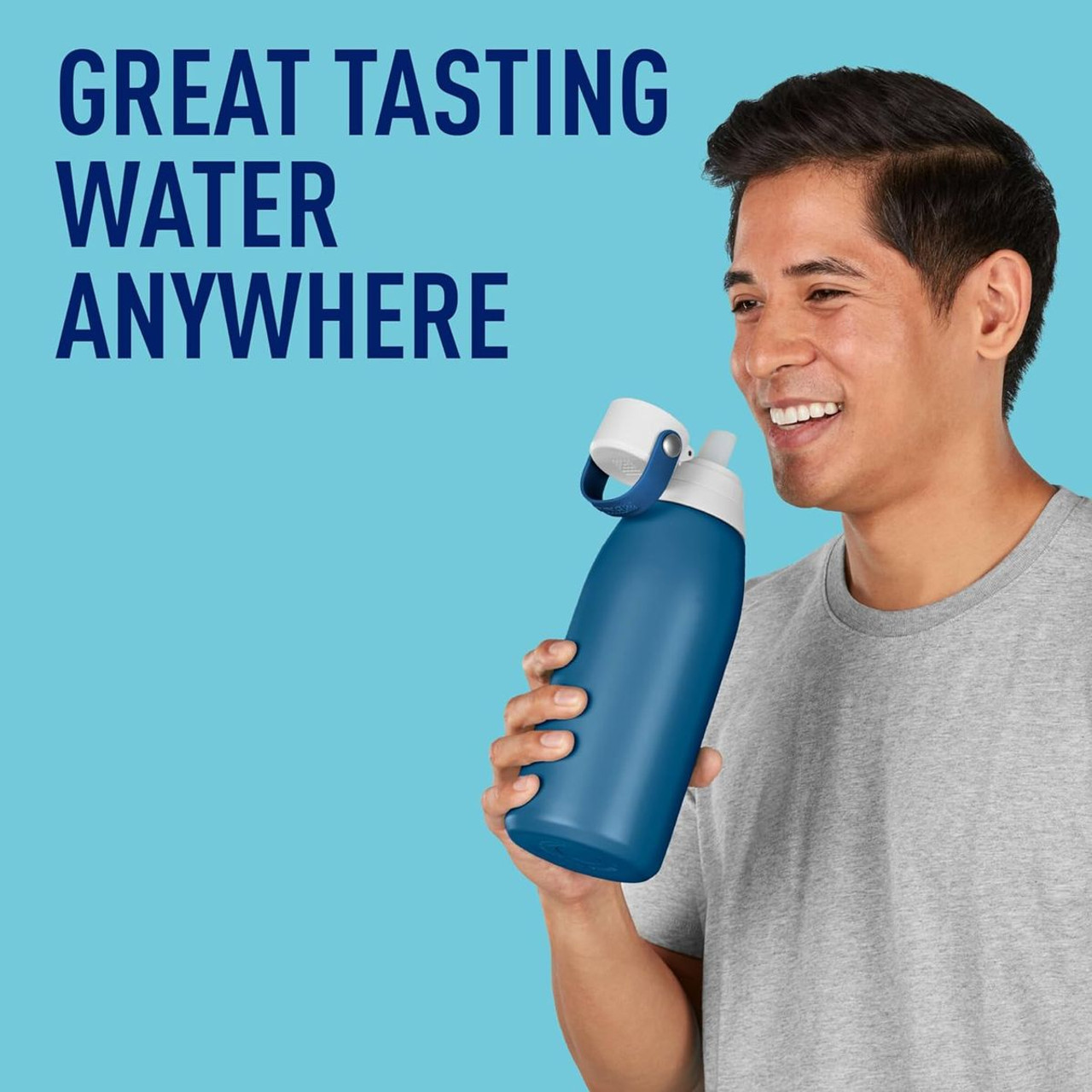 Brita Stainless Steel Premium Filtering Water Bottle product image