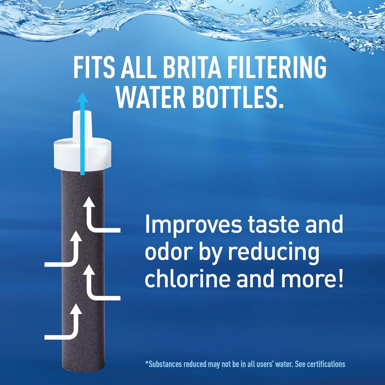 Brita Stainless Steel Premium Filtering Water Bottle product image