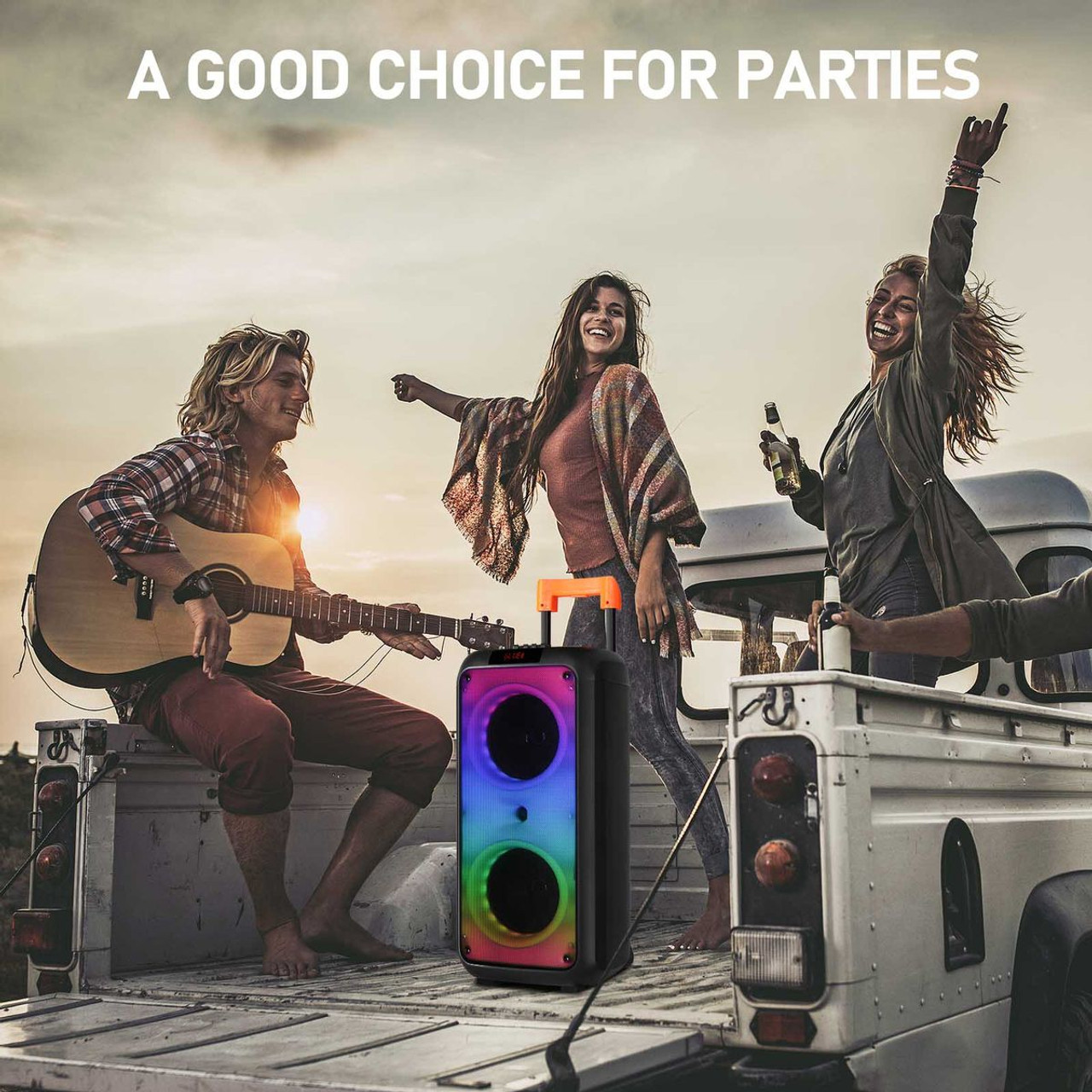 Karaoke Machine with 2 Wireless Microphones product image