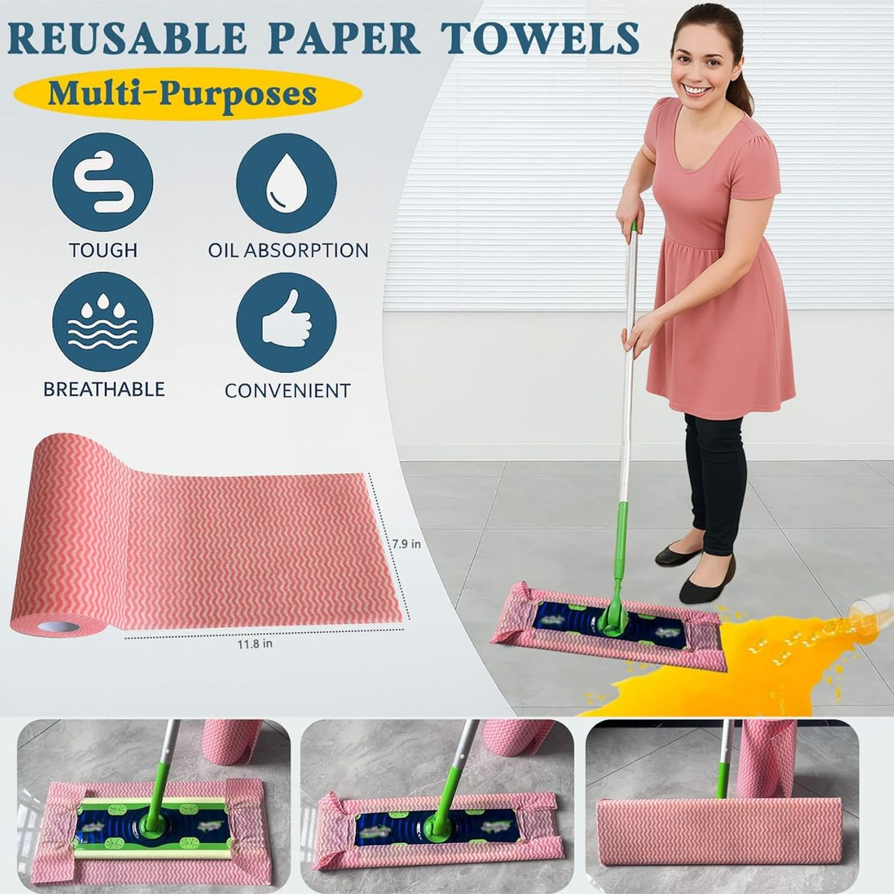 Reusable Paper Towels (60-Count) product image