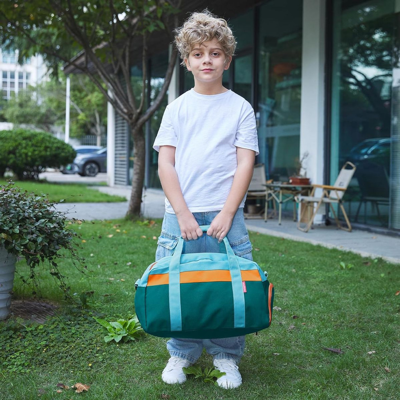 Kids Duffel Bag with Shoe Compartment product image