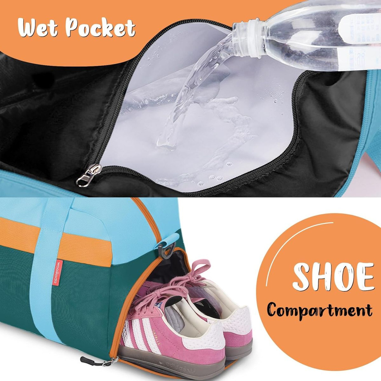 Kids Duffel Bag with Shoe Compartment product image