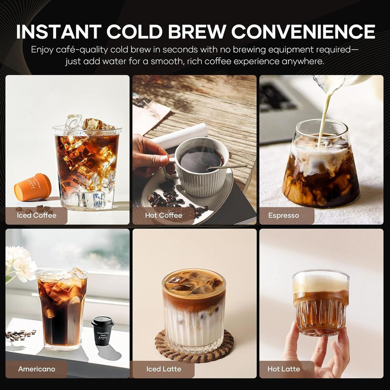 QuickShot Instant Cold Brew Coffee Pods product image