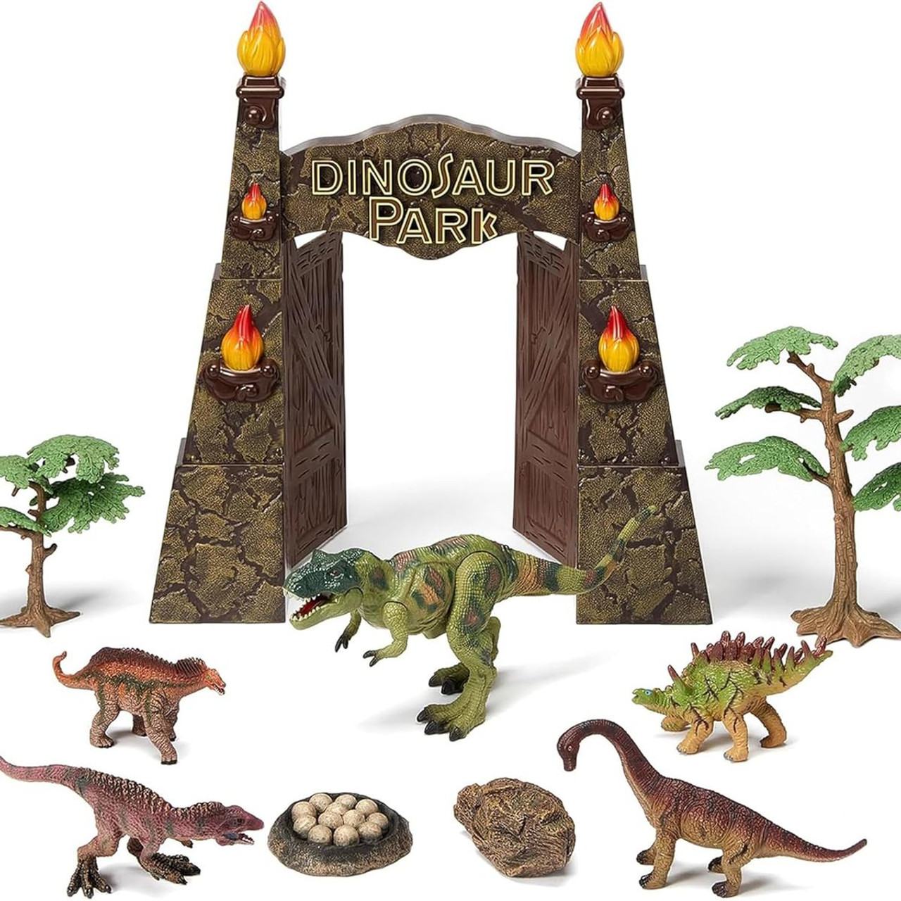 Dinosaur Park Gate and Dinos Set  product image