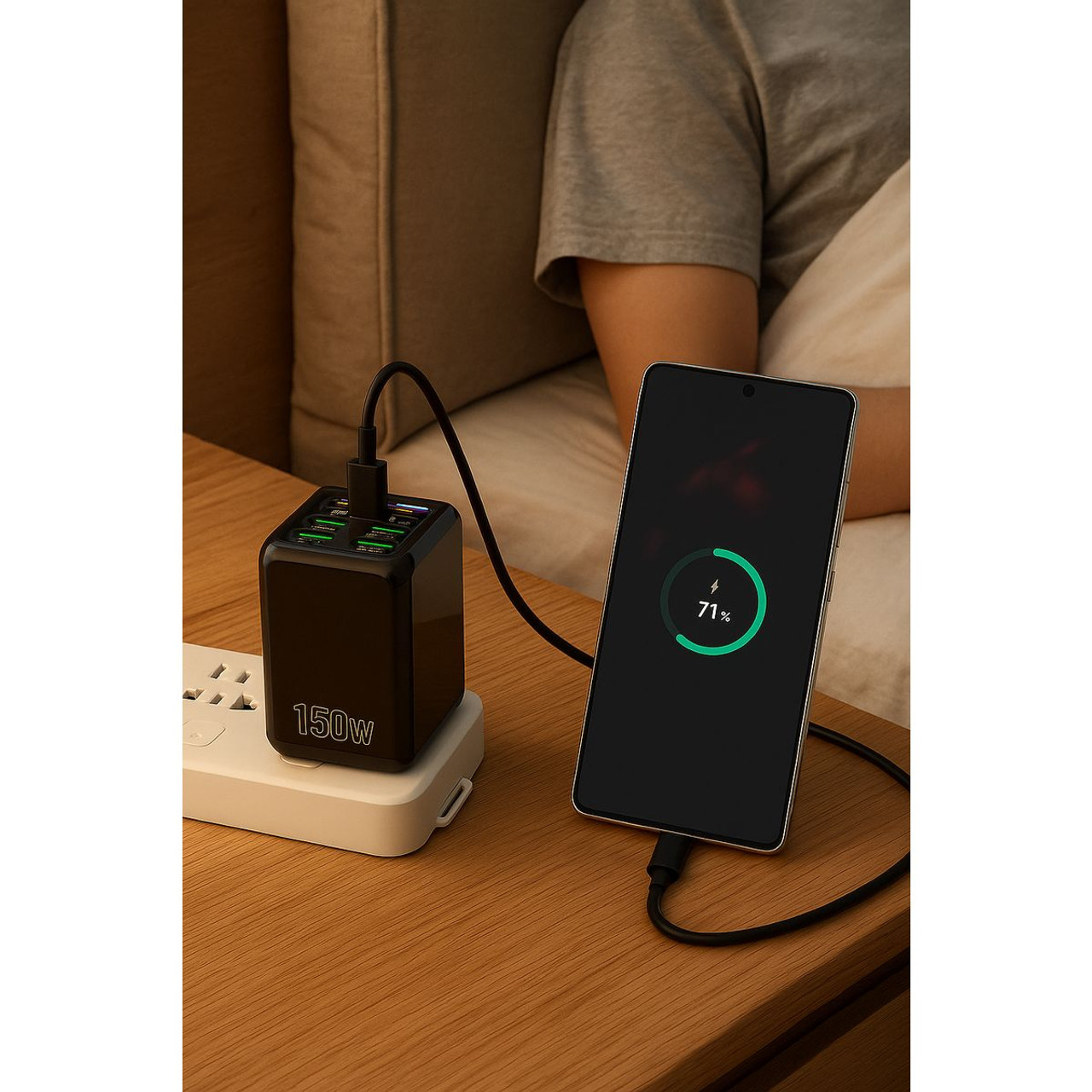6-Port Universal Brick Charger product image
