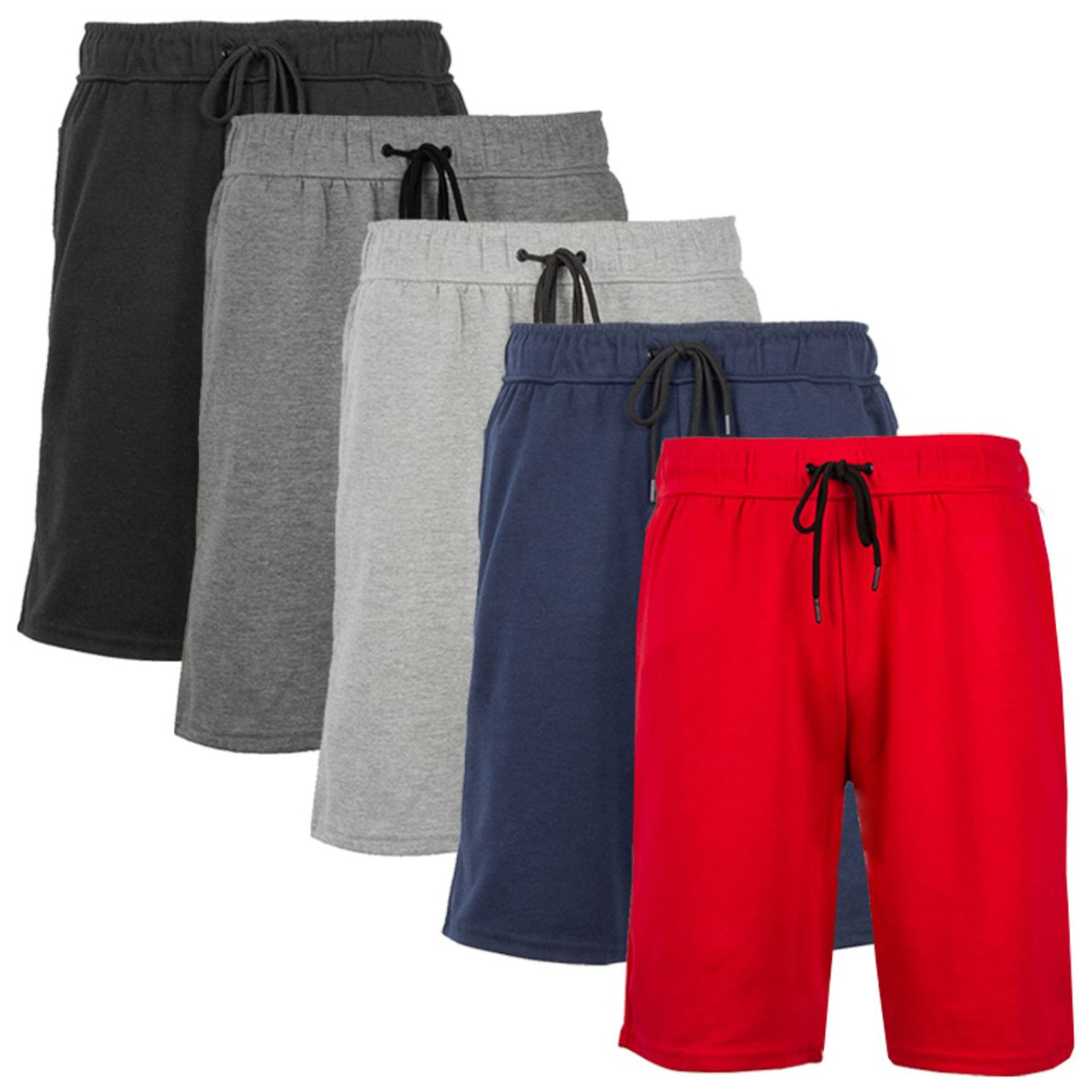 Men's Tech Fleece Shorts with Long Zipper Pocket (5-Pack) product image