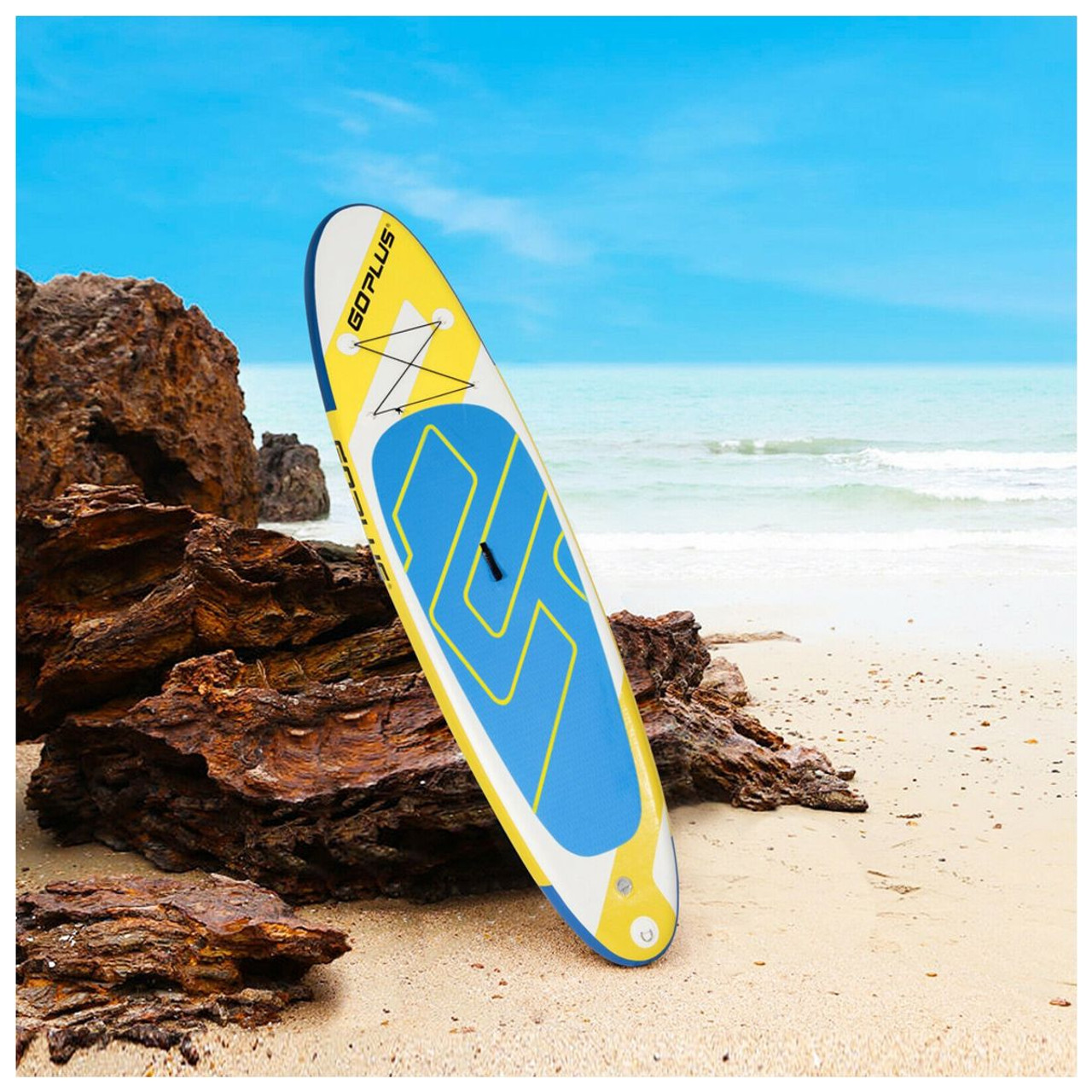 10- or 11-Foot Inflatable Stand-Up Paddle Board with Paddle product image 10- or 11-Foot Inflatable Stand-Up Paddle Board with Paddle product image