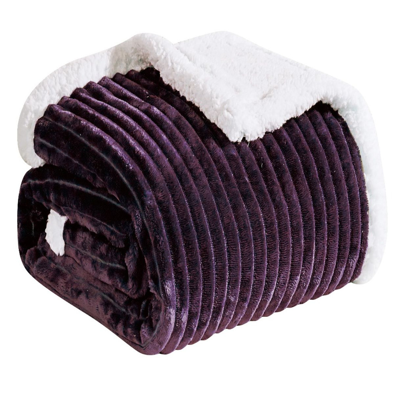 Sheradian Reversible Corduroy Sherpa Blanket product image