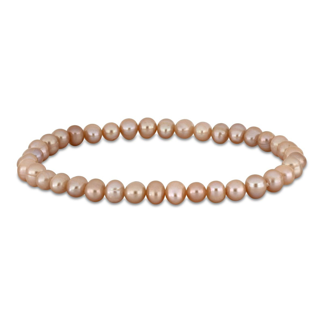 5 to 5.5mm Cultured Freshwater Pearl Elastic Bracelet product image