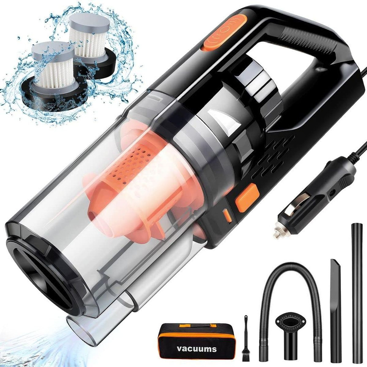 CherylonCar SV-11 Portable Handheld Car Vacuum product image
