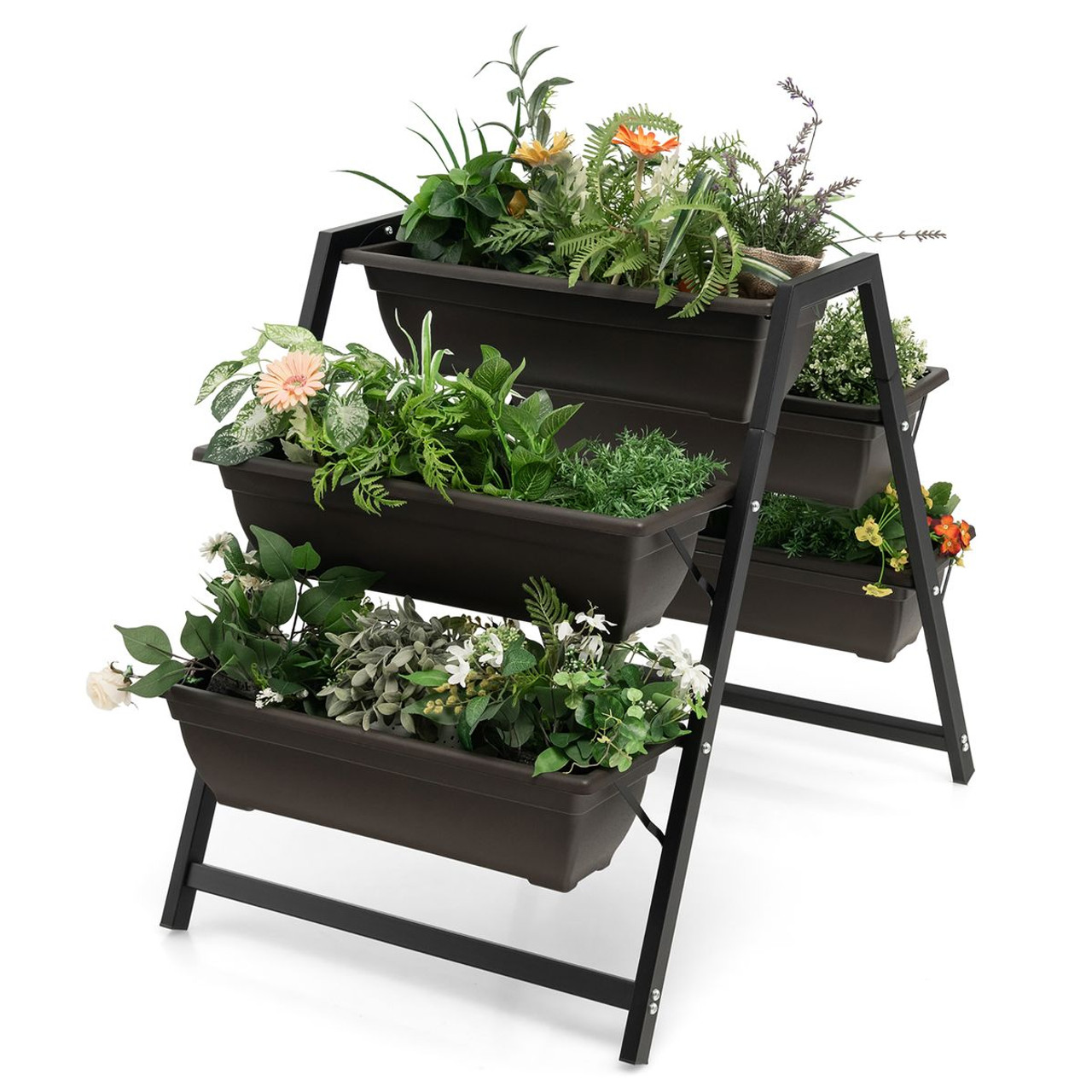 31”H Plant Stand with 5 Boxes product image