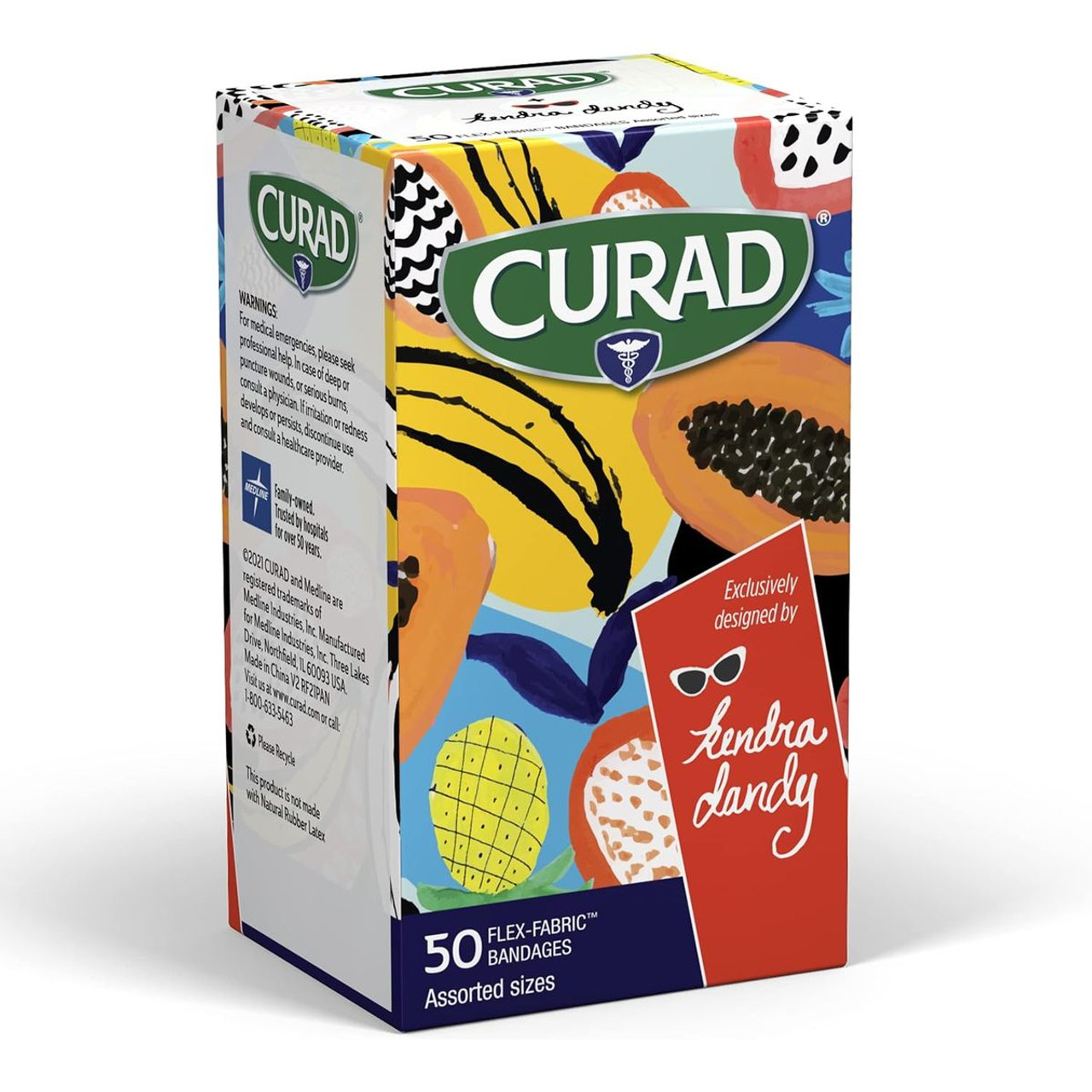 Curad Kendra Dandy Designer Adhesive Fabric Bandages (3-Pack) product image