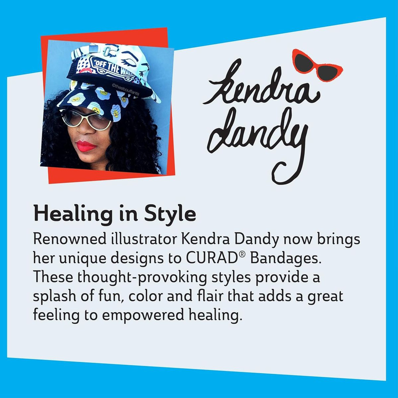 Curad Kendra Dandy Designer Adhesive Fabric Bandages (3-Pack) product image