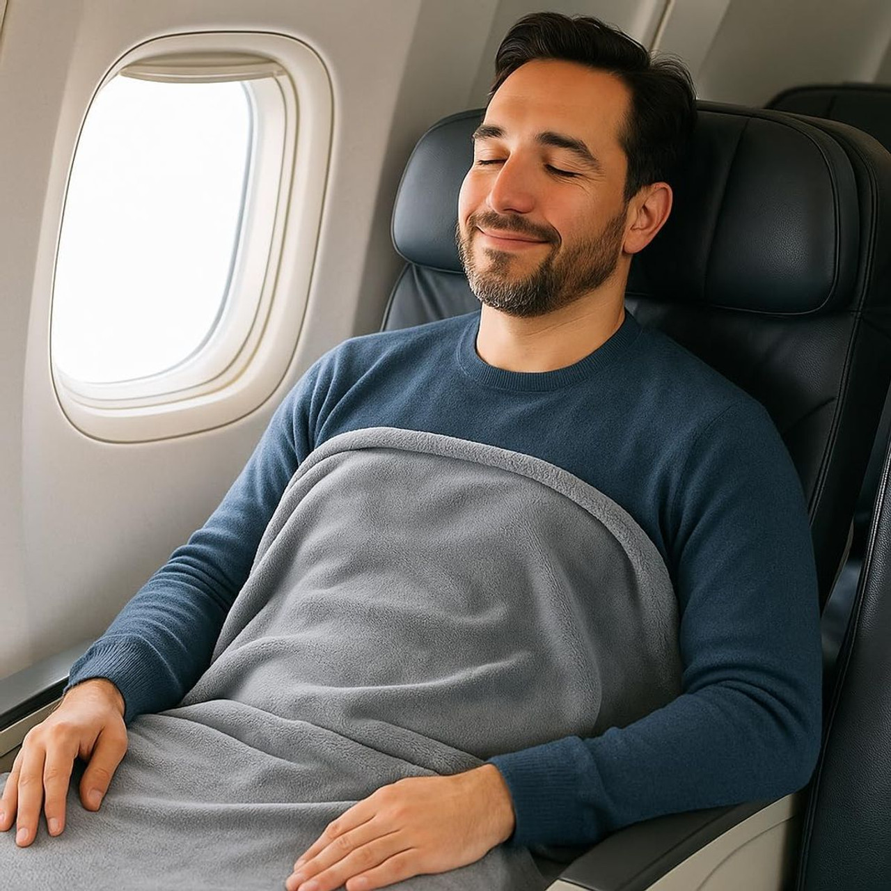 Comfort Fly 2-in-1 Micro Plush Travel Blanket/Pillow with Pouch product image