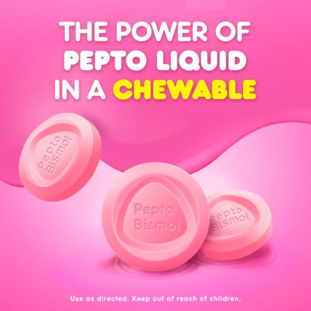 Pepto Bismol Chewables, 48 ct (3-Pack) product image