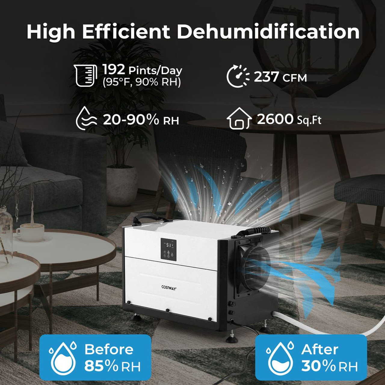 Crawl Space Commercial Dehumidifier (124 to 192 Pint) product image