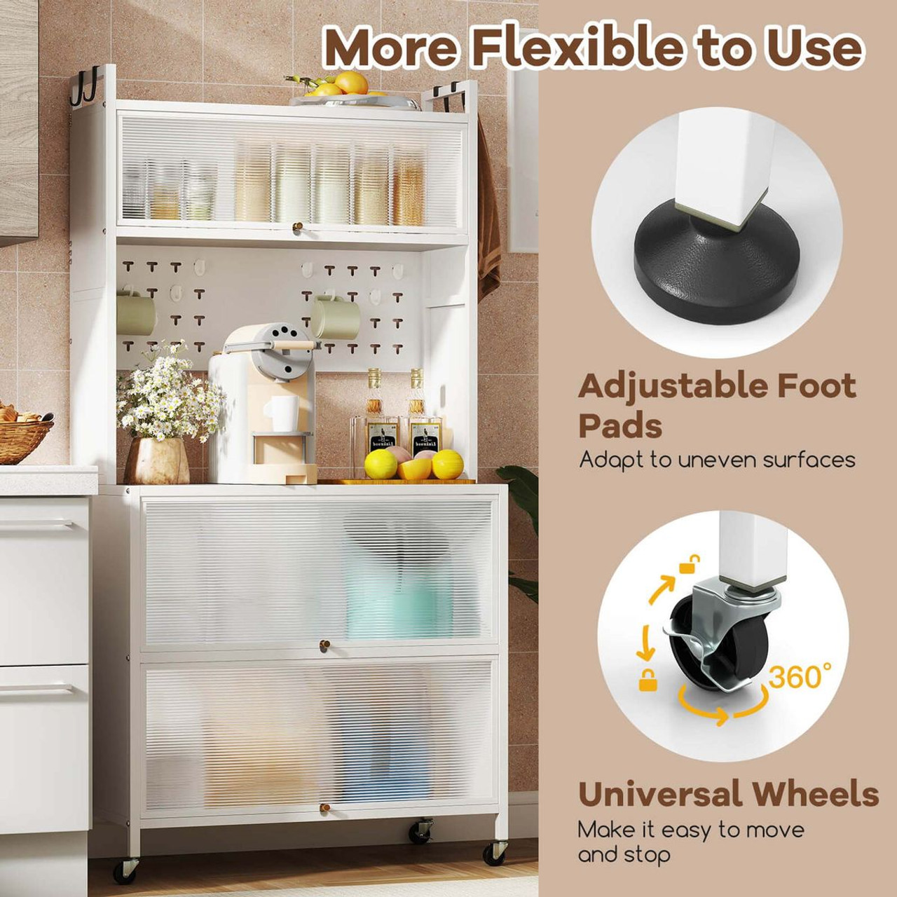 5-Tier Kitchen Baker's Rack with LED Lights  product image