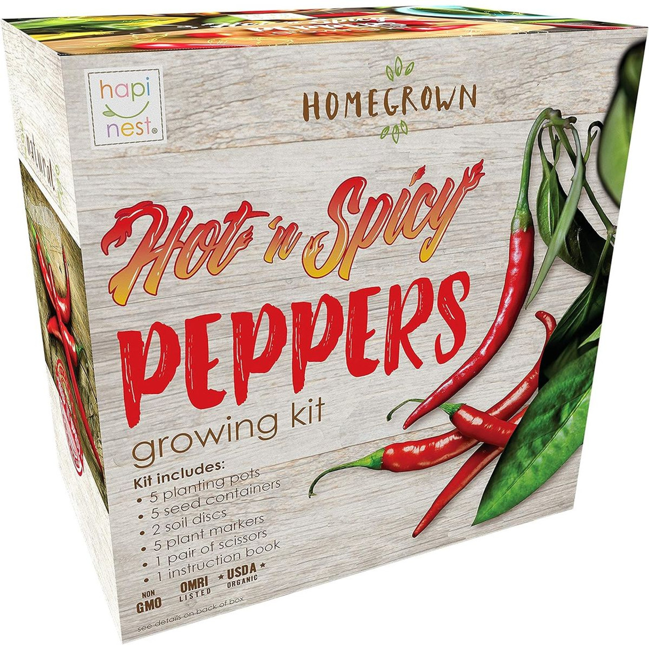 Hapinest Indoor Hot and Spicy Pepper Garden Seed Starter Kit  product image