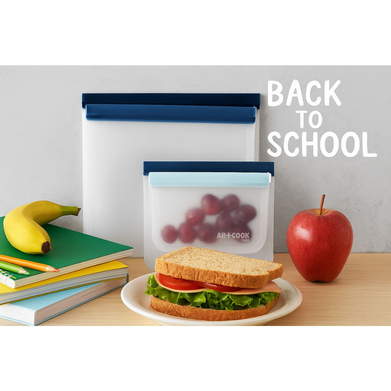 Reusable Silicone Storage Pouches (Set of 3) product image