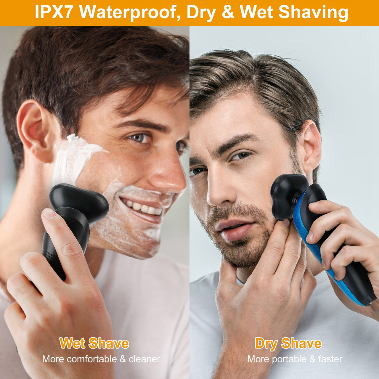 4-in-1 Electric Shaver, Beard Trimmer, Nose Trimmer & Facial Cleaner product image