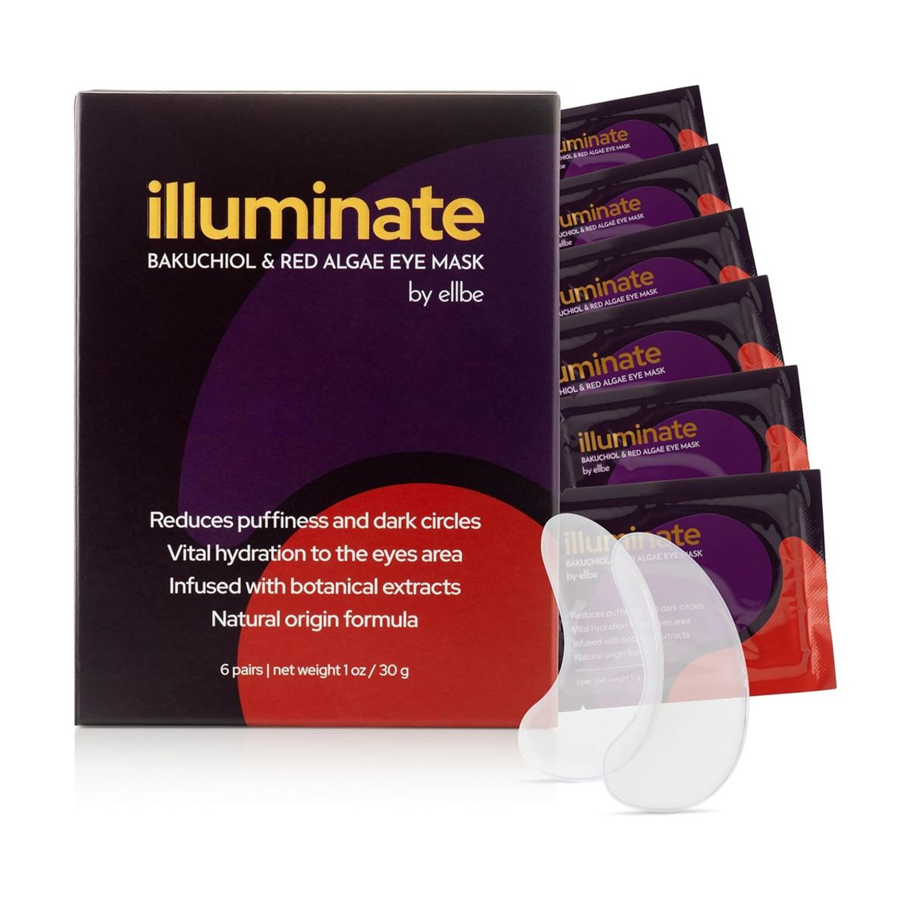 Bakuchiol Under-Eye Patches for Puffy Eyes (6-Pairs) product image