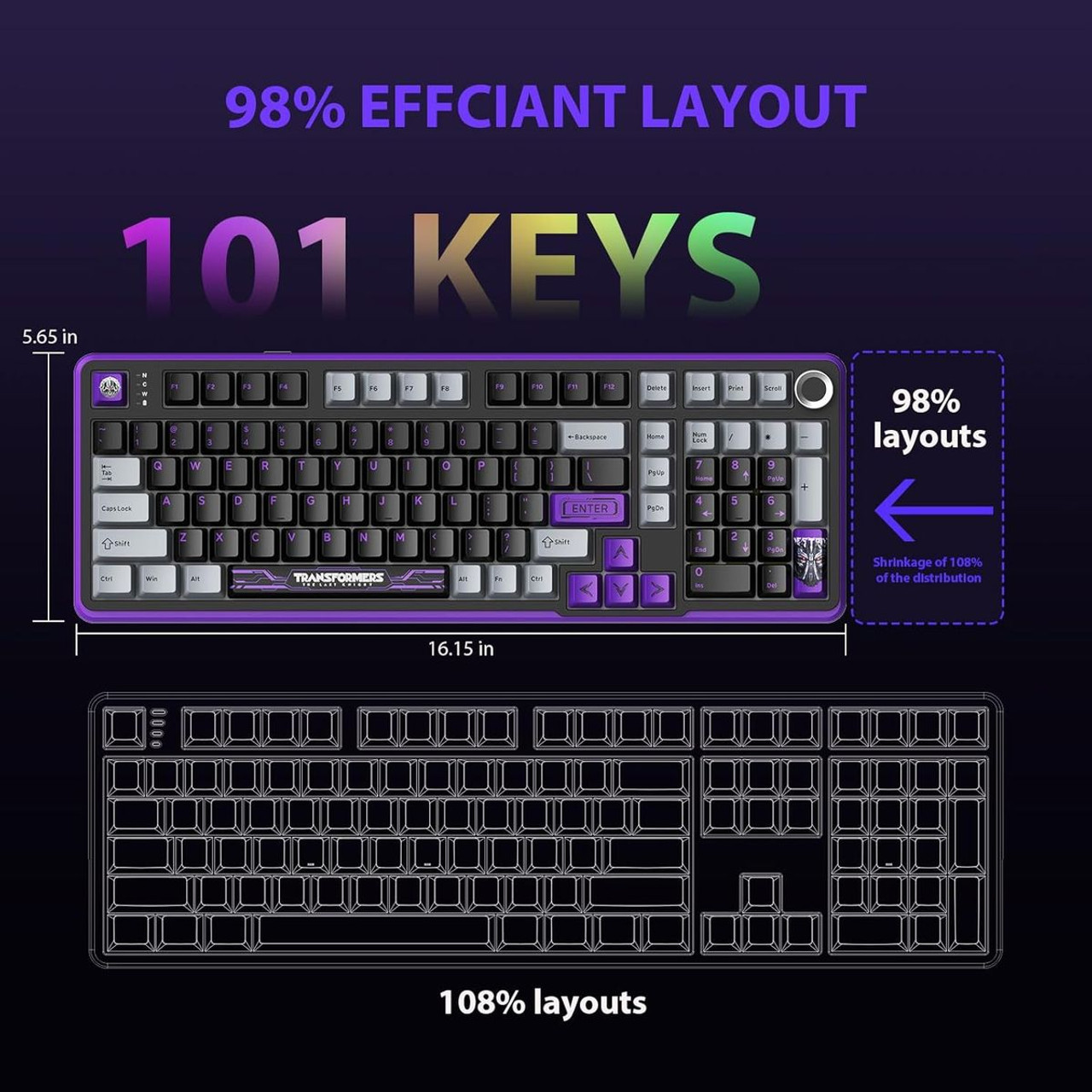 GK01 Wireless Mechanical Keyboard  product image