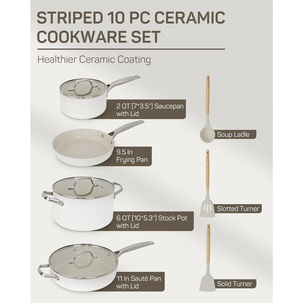 10-Piece Nonstick Cookware Set product image