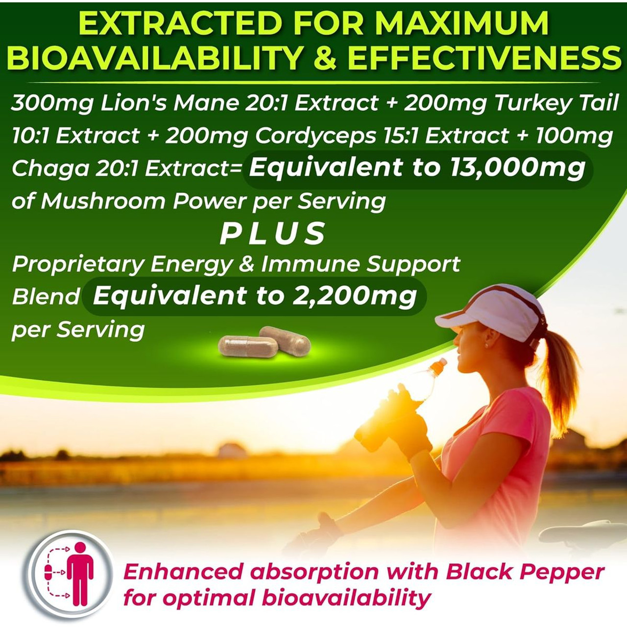 7-in-1 Organic Mushroom Complex (120-ct) product image
