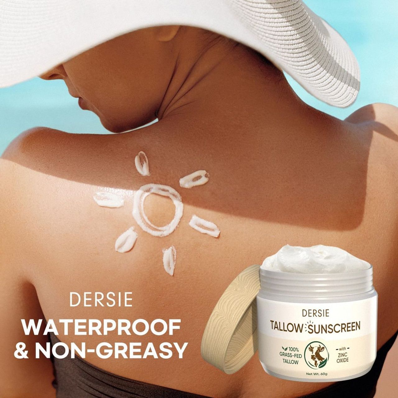 Beef Tallow Sunscreen with Zinc Oxide product image