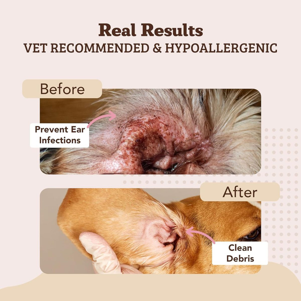 Essential Oil-Infused Dog Ear Wipes (50 Ct)  product image