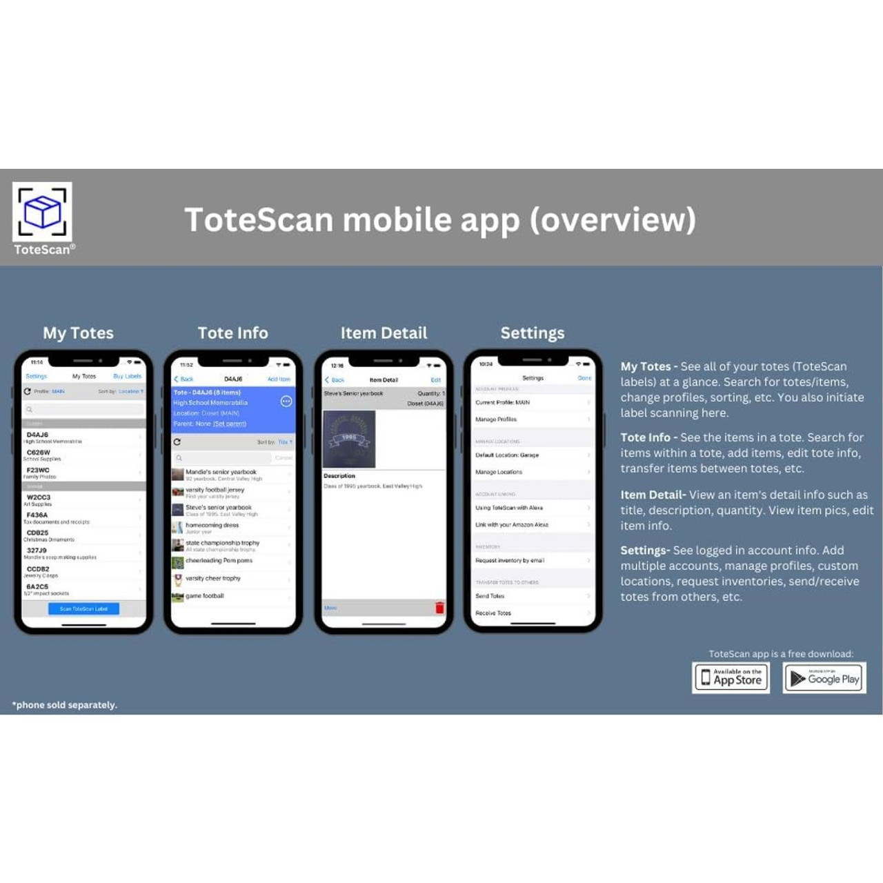 Intelligent QR Labels for Organization (45-Pack) product image