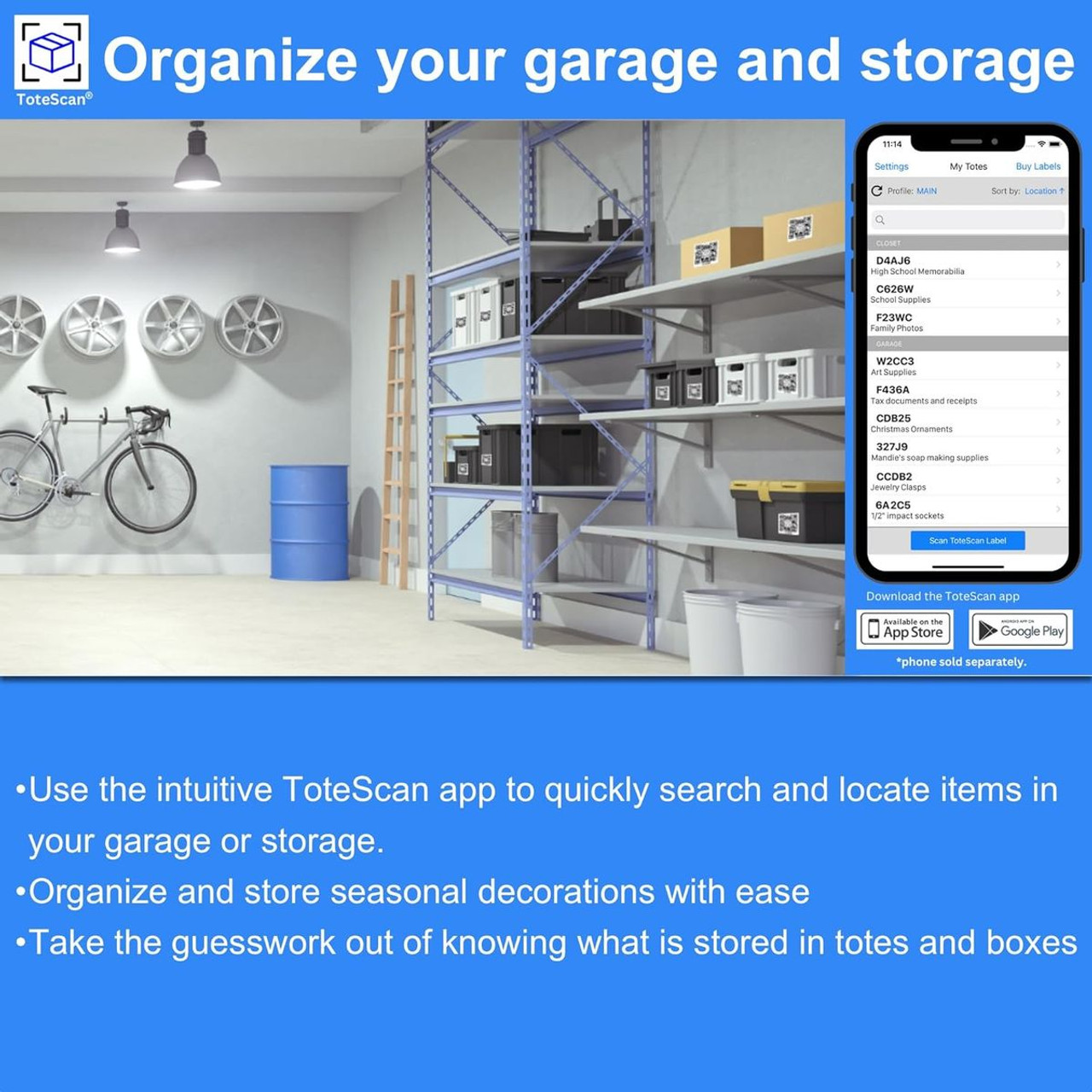 Intelligent QR Labels for Organization (45-Pack) product image