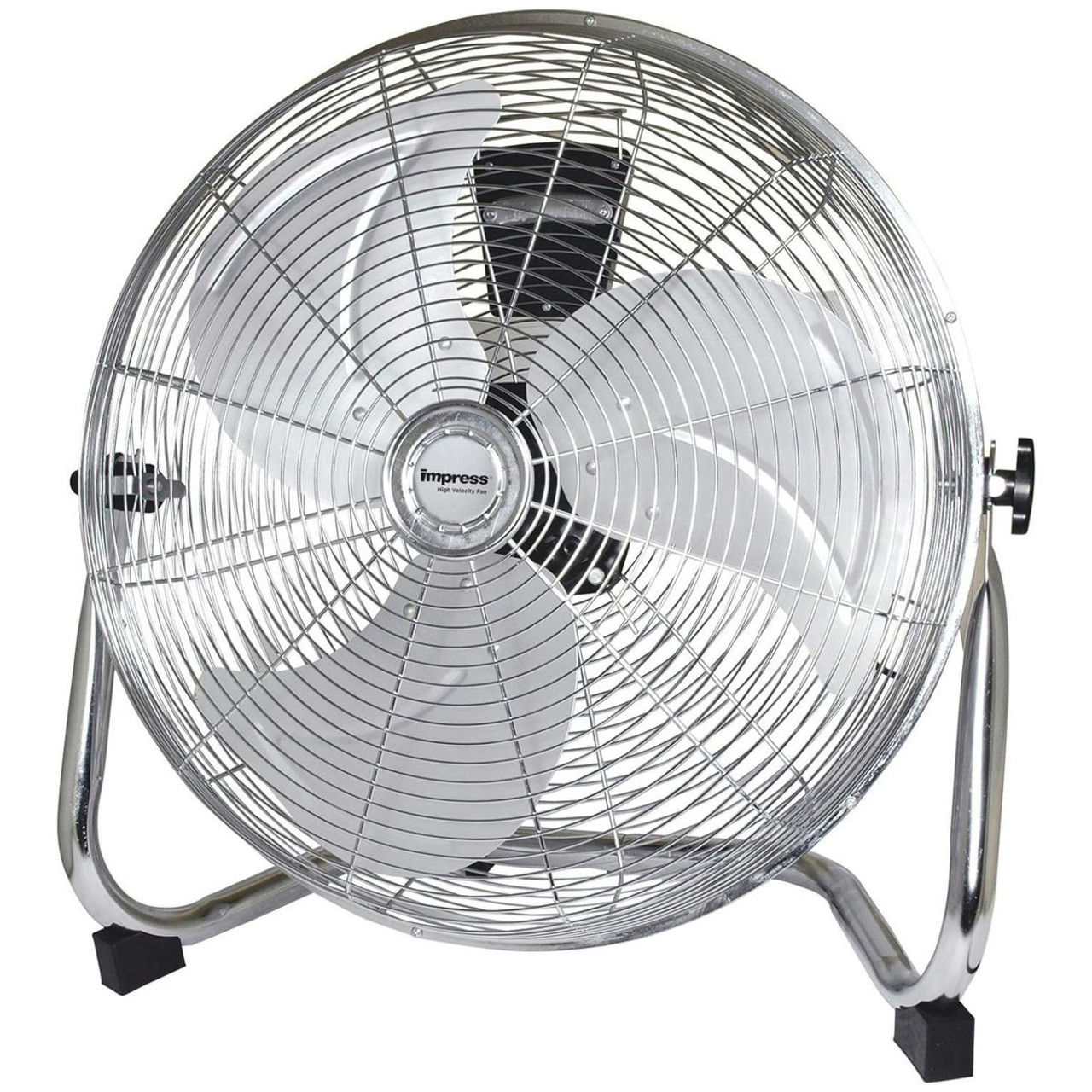 Impress 18-Inch High Velocity Floor Fan Chrome Finish product image