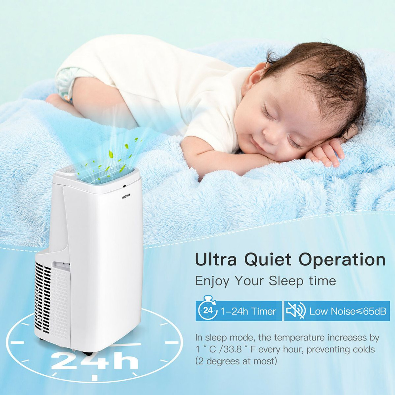 3-in-1 Portable Air Conditioner (6350 BTU) product image