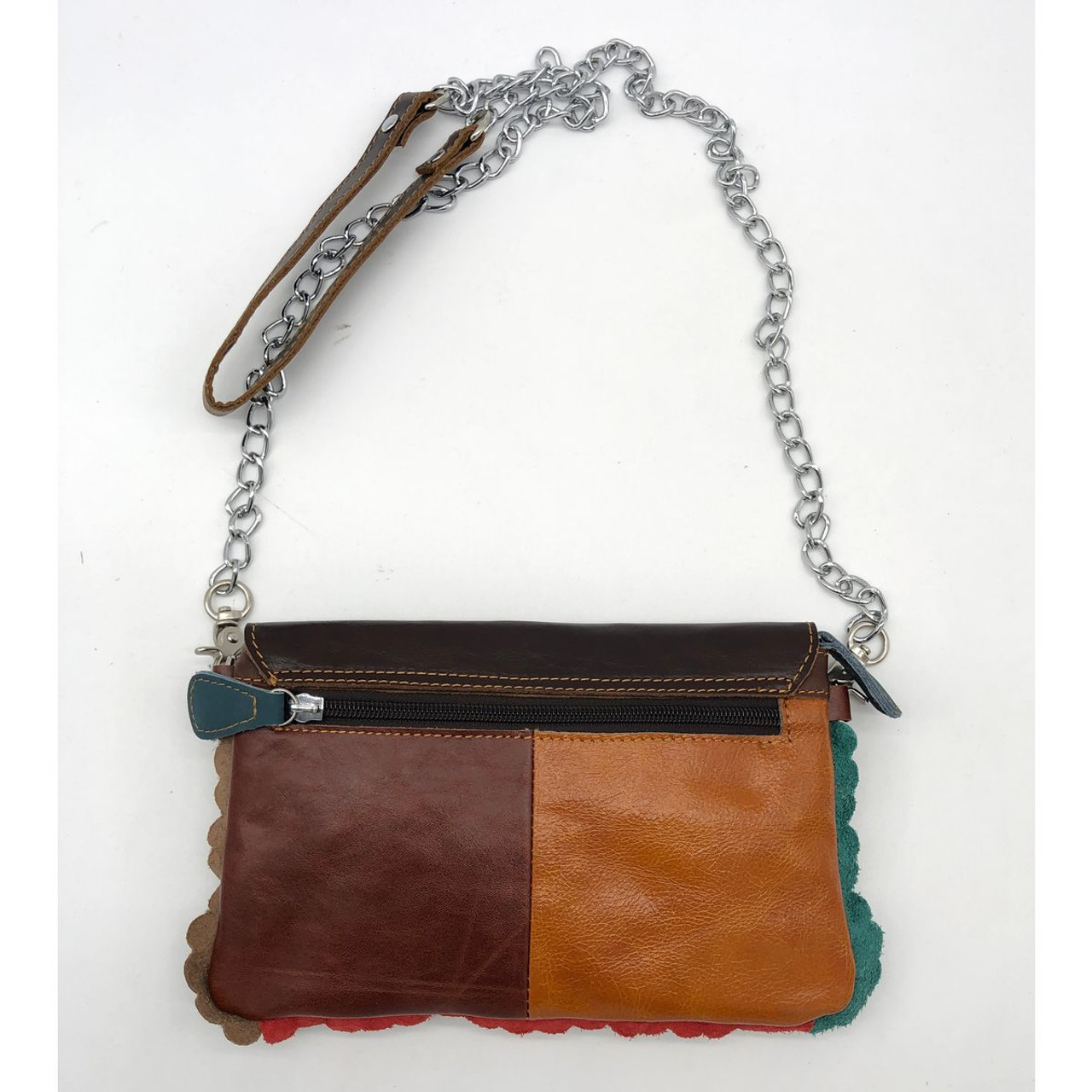 Amerileather Emi Chain Strap Purse with Detachable Wristlet product image