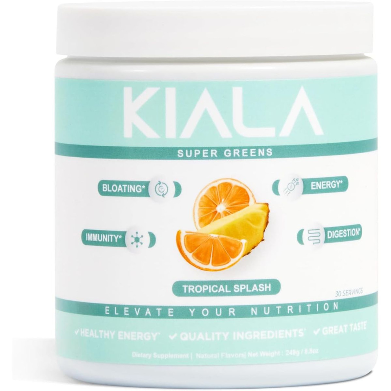 Kiala Nutrition Organic Super Greens Powder with Spirulina & Chlorella product image
