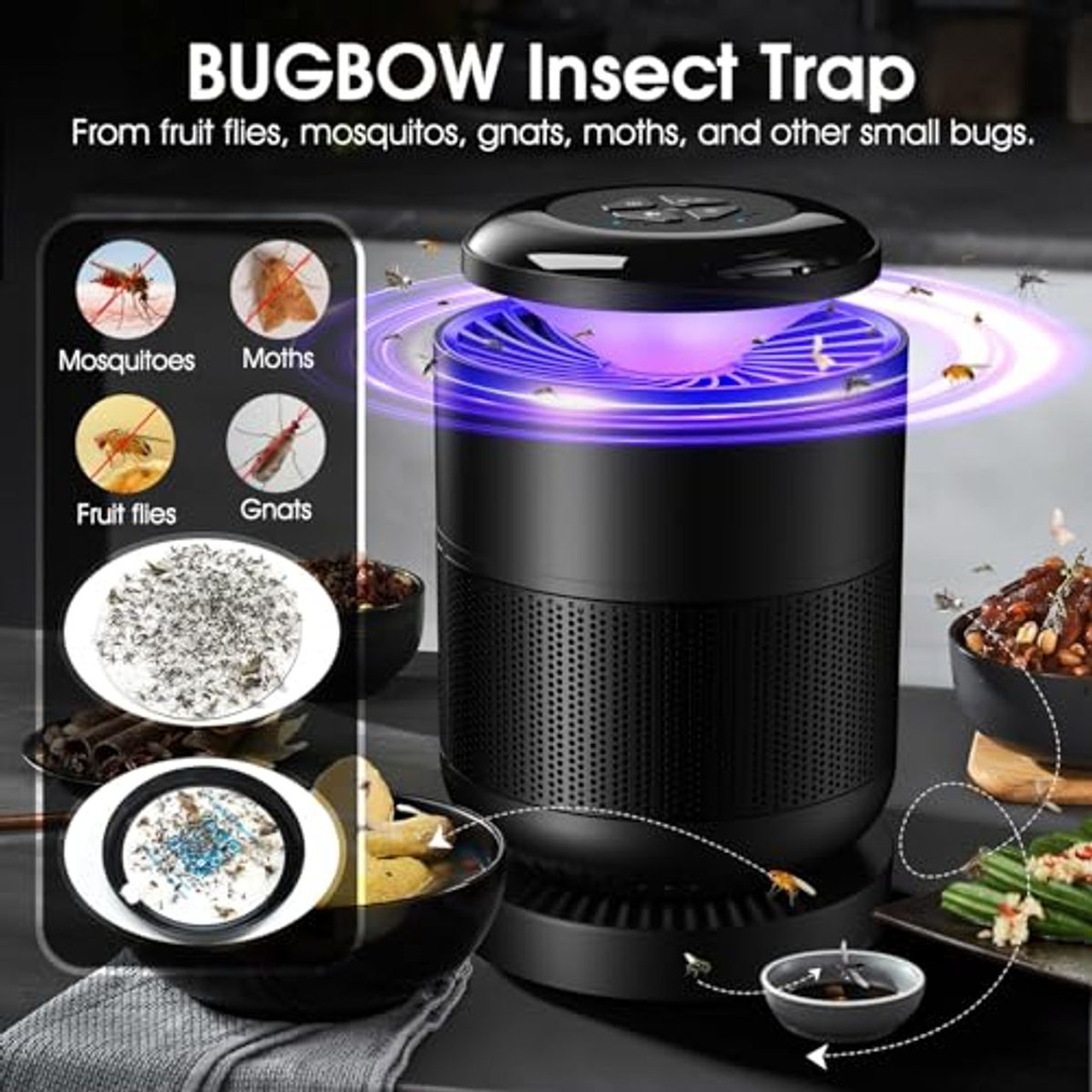 Indoor Fly Trap with Fan and Glue Boards product image