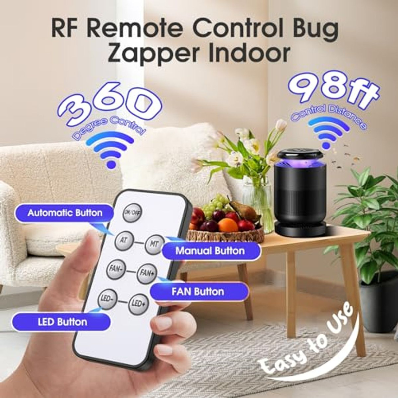 Indoor Fly Trap with Fan and Glue Boards product image
