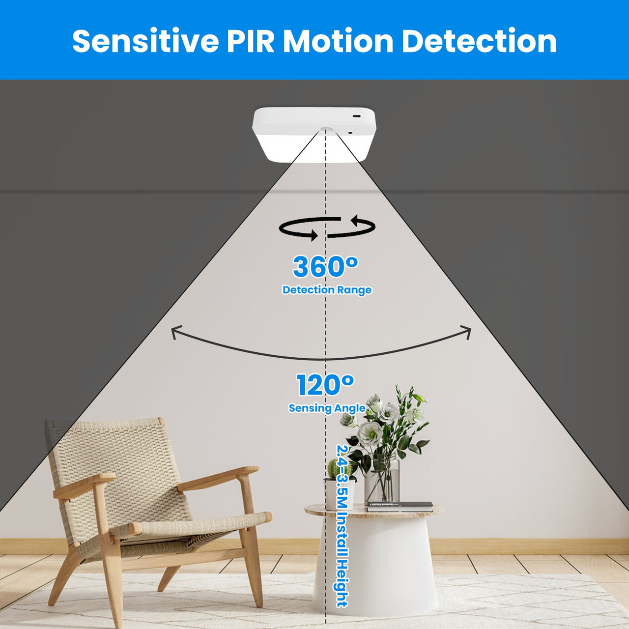 Motion Sensor Ceiling Light (1- or 2-Pack) product image